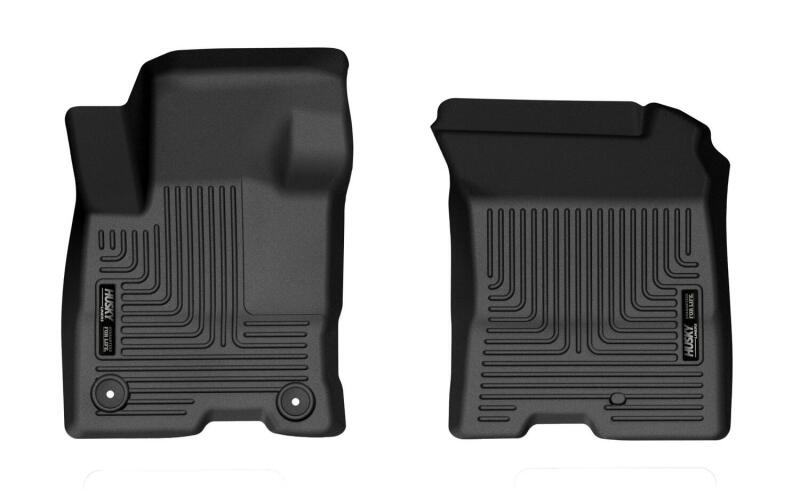 Ford Maverick Floor Mats - Front - Husky Liners - X-act Contour - Black - `22-`23 Ford Maverick Floor Mats - Front - Husky Liners - X-act Contour - Black - `22-`23